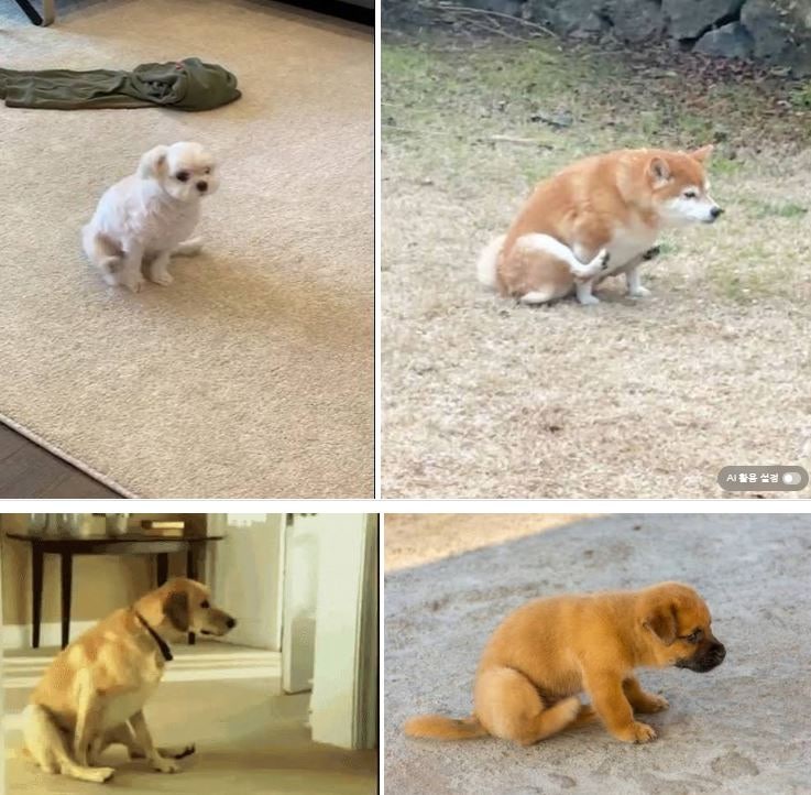강아지 고양이 항문낭 똥스키, 원인과 짜는 방법 그리고 다른 이유 염증 질환 알아보자