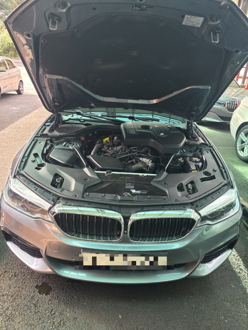 BMW G30 530i 냉각수 누수 수리｜터보 냉각수호스 2개 파손, 라디에이터 교체