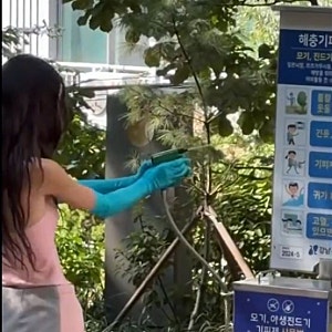 장원영이 공원 운동기구에? 청담공원에서 포착된 이유 알고 보니
