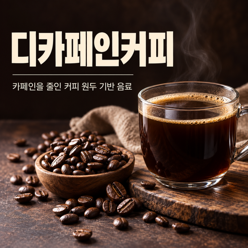 디카페인커피 효능 8가지 믹스 카페인 함량 임산부 매일 부작용