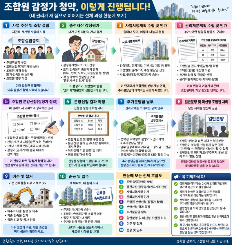 조합원 감정가 청약, 이렇게 진행됩니다 (with ChatGPT)