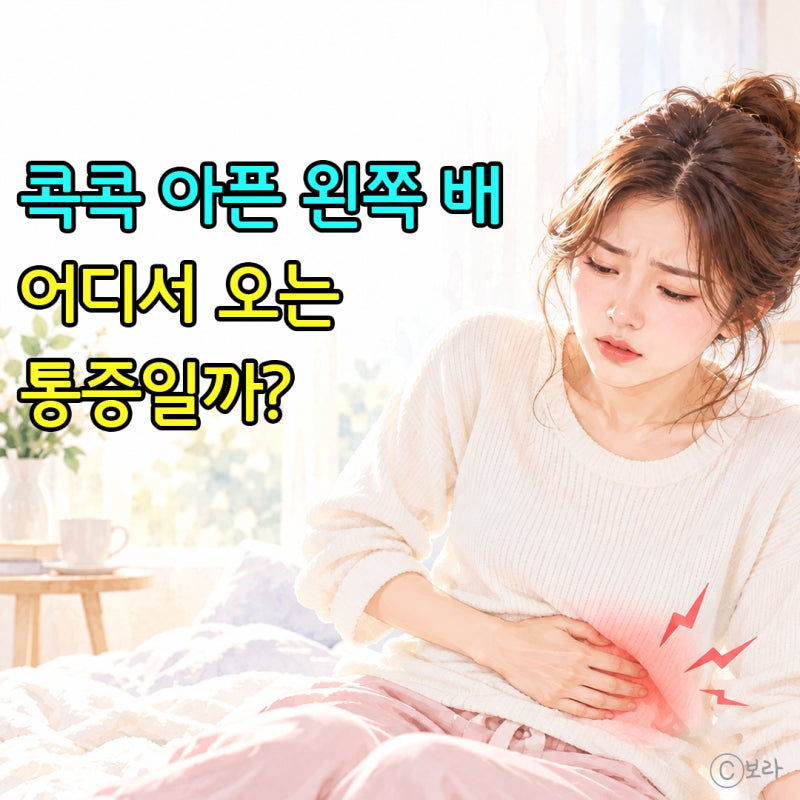 왼쪽 아랫배 통증, "콕콕 찌르는 느낌이 계속.." 대체 어디가 아픈 걸까?