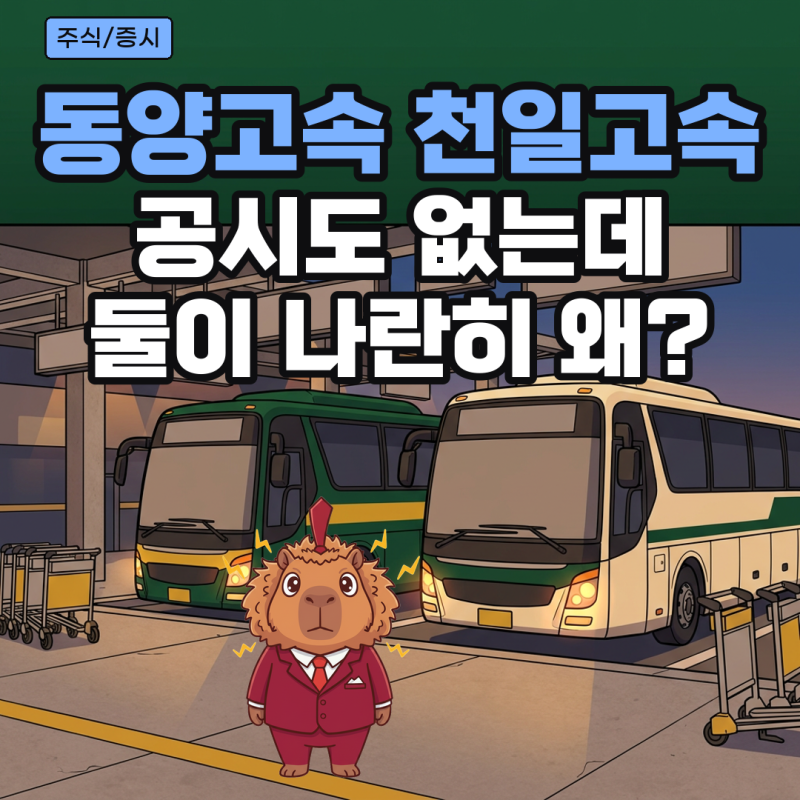 동양고속 천일고속 주가 나란히 상한가, 오른 이유와 두 회사 차이 확인할 것