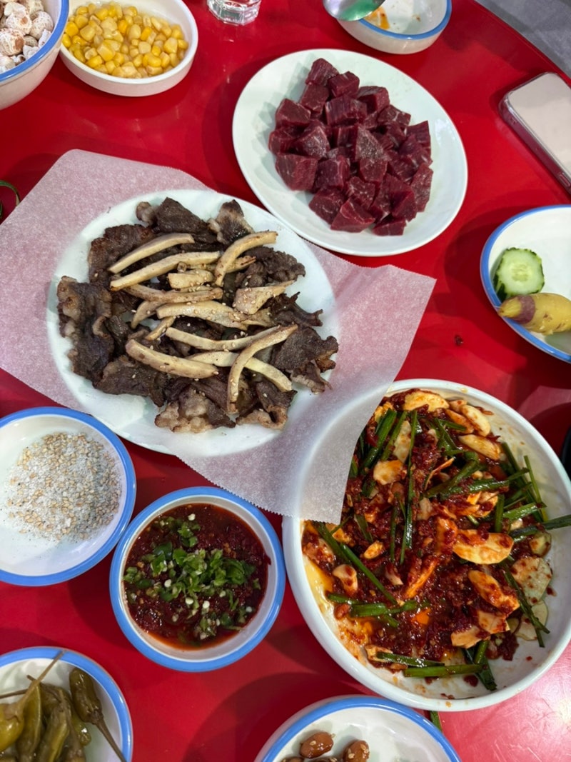 [대구/동인동] 쯔양도 다녀간 뭉티기 성지, 깍둑 큐브 생고기와 부드러운 오드레기 "송림식당....