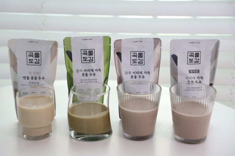 홍진경 두유로 유명한 곡물도감 검은콩두유, 진하고 고소한 콩물두유