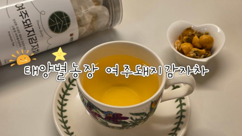 구수한 차 추천, 여주와 돼지감자를 한 번에 담은 여주돼지감자차