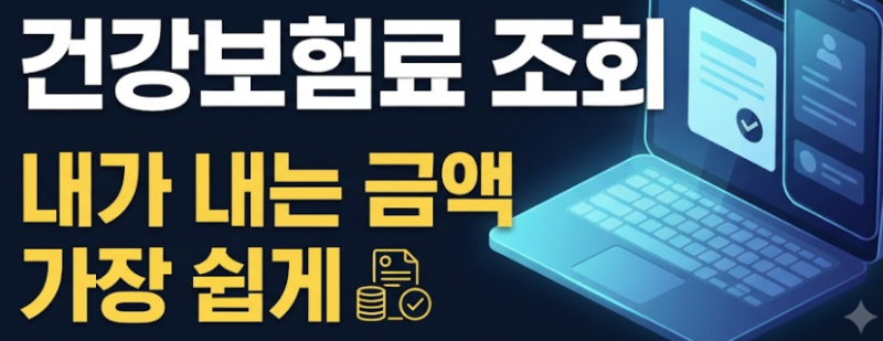 건강보험료 조회 방법｜내가 내는 금액 가장 쉽게 확인하기