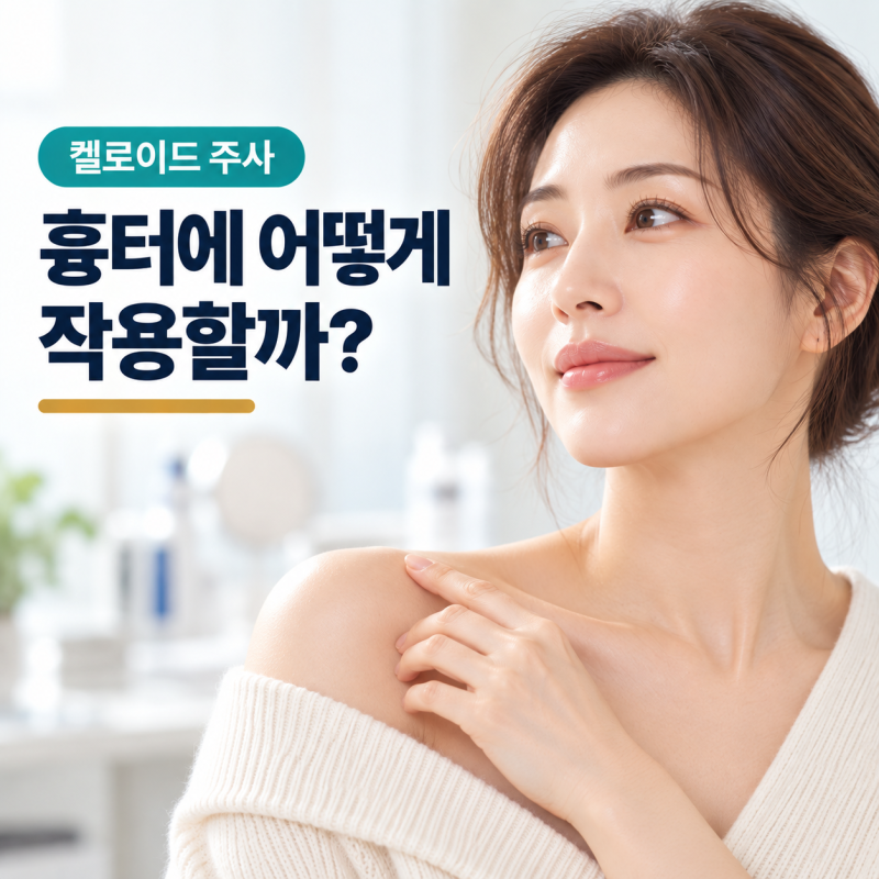 켈로이드 주사, 흉터에 어떻게 작용할까? (원인·관리)