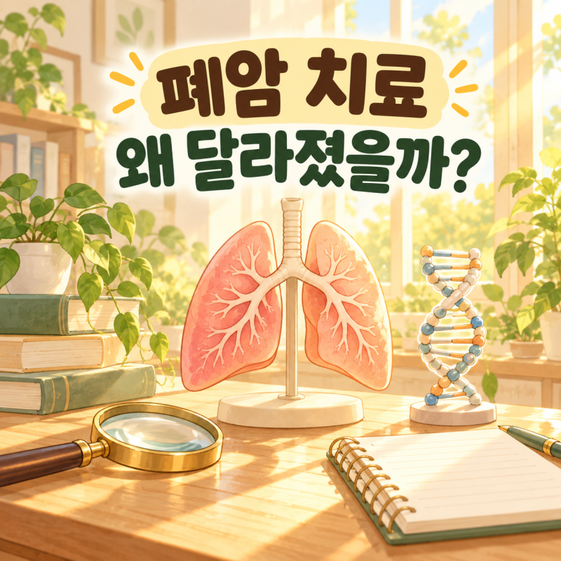 폐암 4기면 방법이 없을까? 치료의 판을 바꾼 검사 한 가지