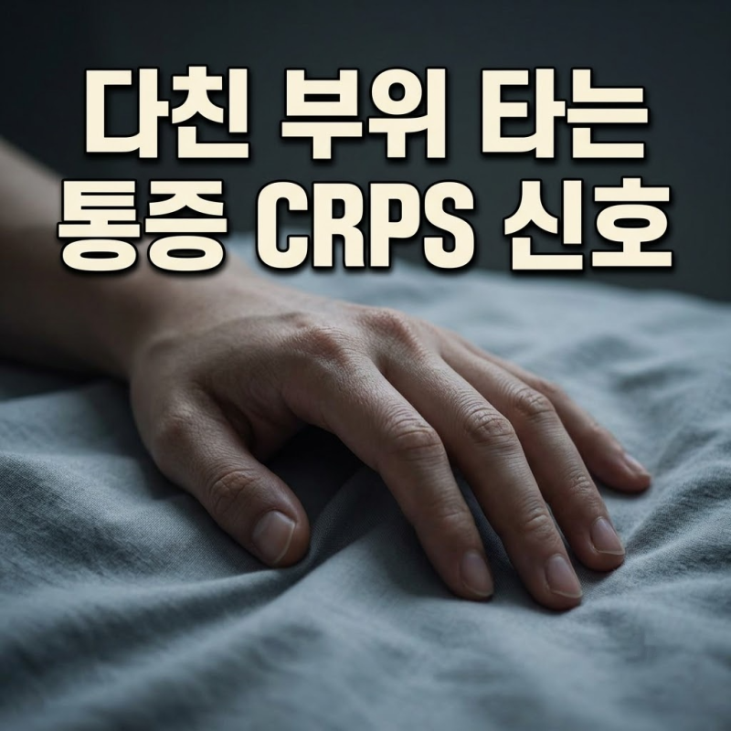 CRPS 초기증상 의심 신호와 일상 자극 통증 대처법