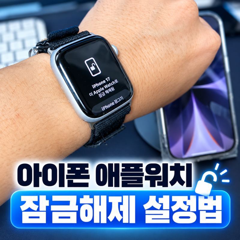 애플워치로 아이폰 잠금해제 설정하는 방법 총정리