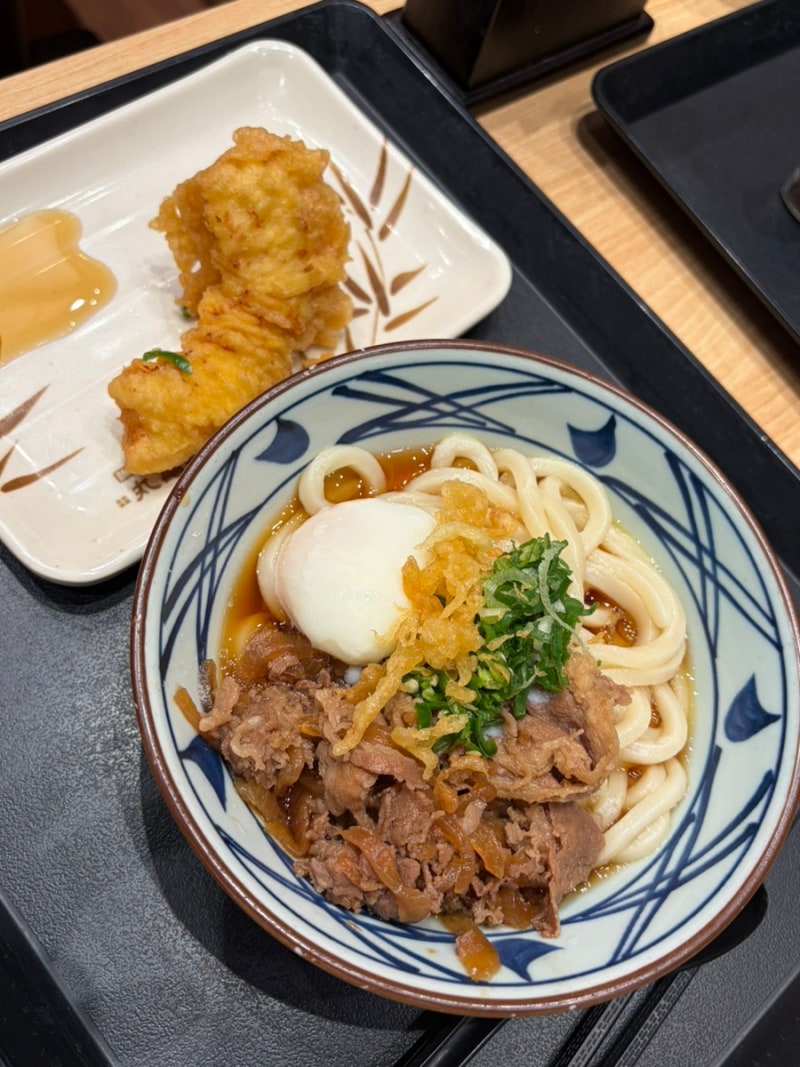 [잠실 롯데월드몰 맛집] 일본식 우동 튀김 맛집 ‘마루가메 우동’ 웨이팅 없이 먹는 꿀팁 & ....