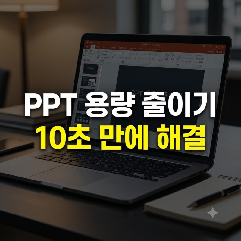 파워포인트 용량 줄이는 방법 4가지와 PPT 압축 사이트 활용 팁