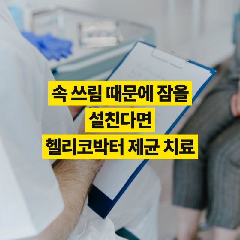 헬리코박터 제균 치료 2주 복용법과 식단 관리 팁
