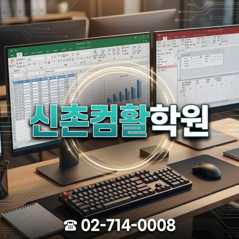 신촌컴활학원 10월 말 개강 컴활 1급·2급 과정 총정리