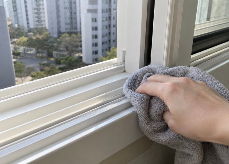 창문 틈새 바람 막는 문풍지 붙이는 방법부터 창틀 청소법까지