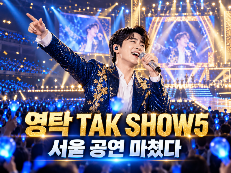 영탁 TAK SHOW5 서울 공연 마쳤다, 벌써 다섯 번째인 이유