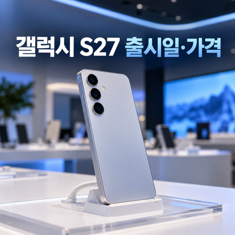 갤럭시 s27 출시일과 가격, S26과 달라질 부분까지 정리
