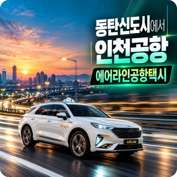동탄신도시 인천공항택시 예약 요금·소요시간 및 청계동 픽업 가이드