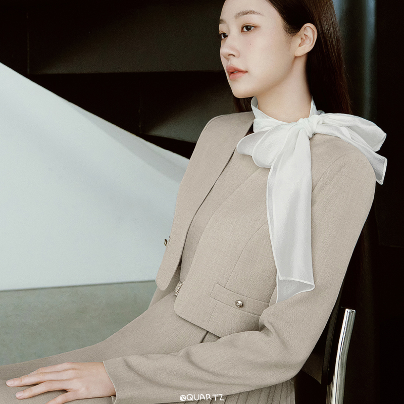 채원빈패션 가을하객룩 코디 바이린샵 린 26 FALL