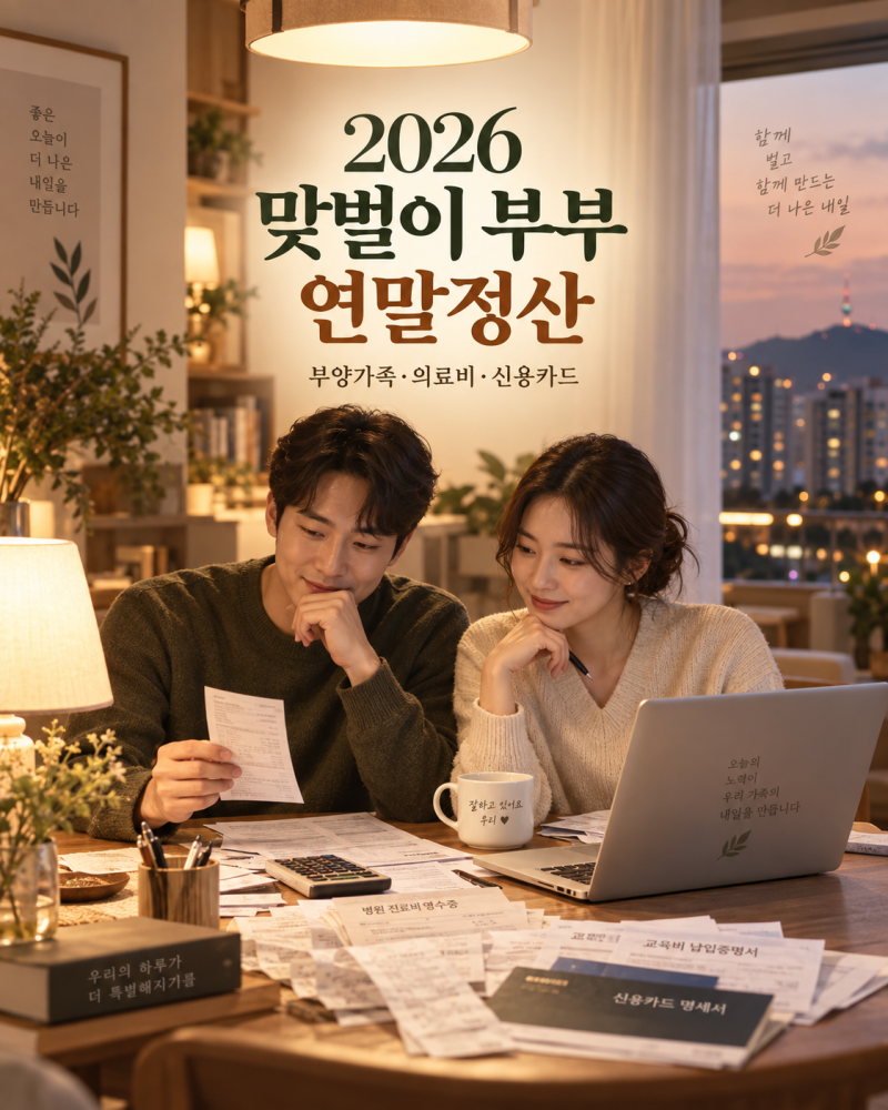 2026 맞벌이 부부 연말정산｜부양가족·의료비·신용카드 누구에게 넣을까