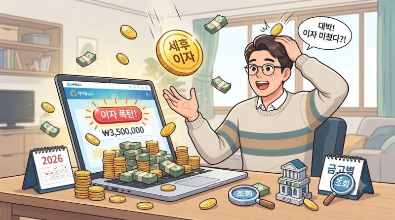 새마을금고 정기예금 금리 조회 방법 2026, 금고별 금리와 세후 이자 확인 순서
