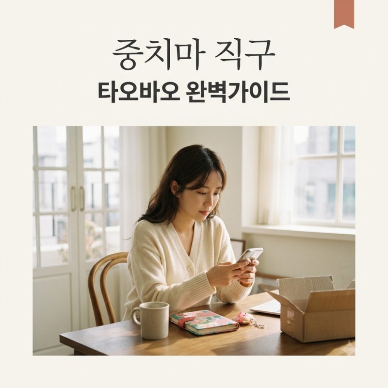 중치마 직구 방법 타오바오 주소 변경부터 통관 결제 완벽 가이드