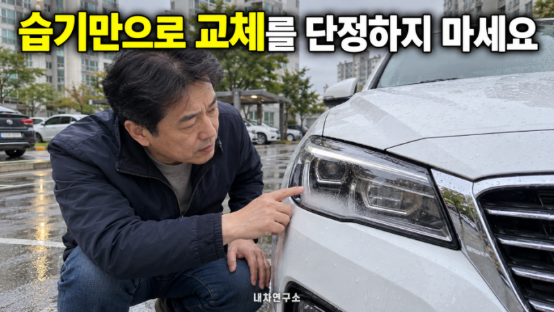 자동차 헤드라이트 습기, 그냥 둬도 될까? 김서림과 물방울은 어떻게 다를까?