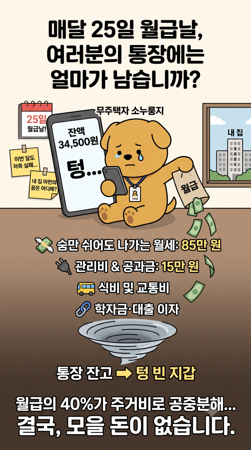 2026년 대출 규제와 '전세의 소멸': 왜 청년들은 월세로 밀려나는가? [소누룽지의 관점]
