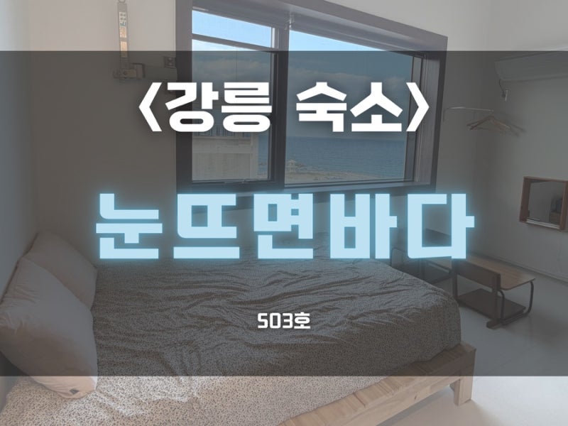 [강원도숙소/강릉숙소] 강릉 오션뷰 숙소, 에어비앤비로 예약한 눈뜨면바다 내돈내산 숙박 ....
