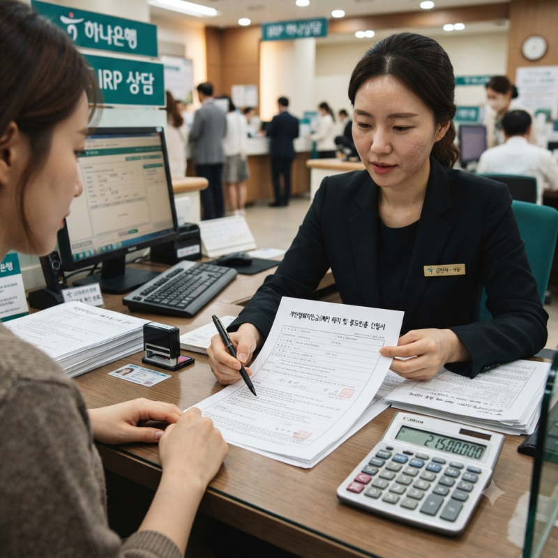 IRP 퇴직금 바로 인출 세금과 원천징수 계산법