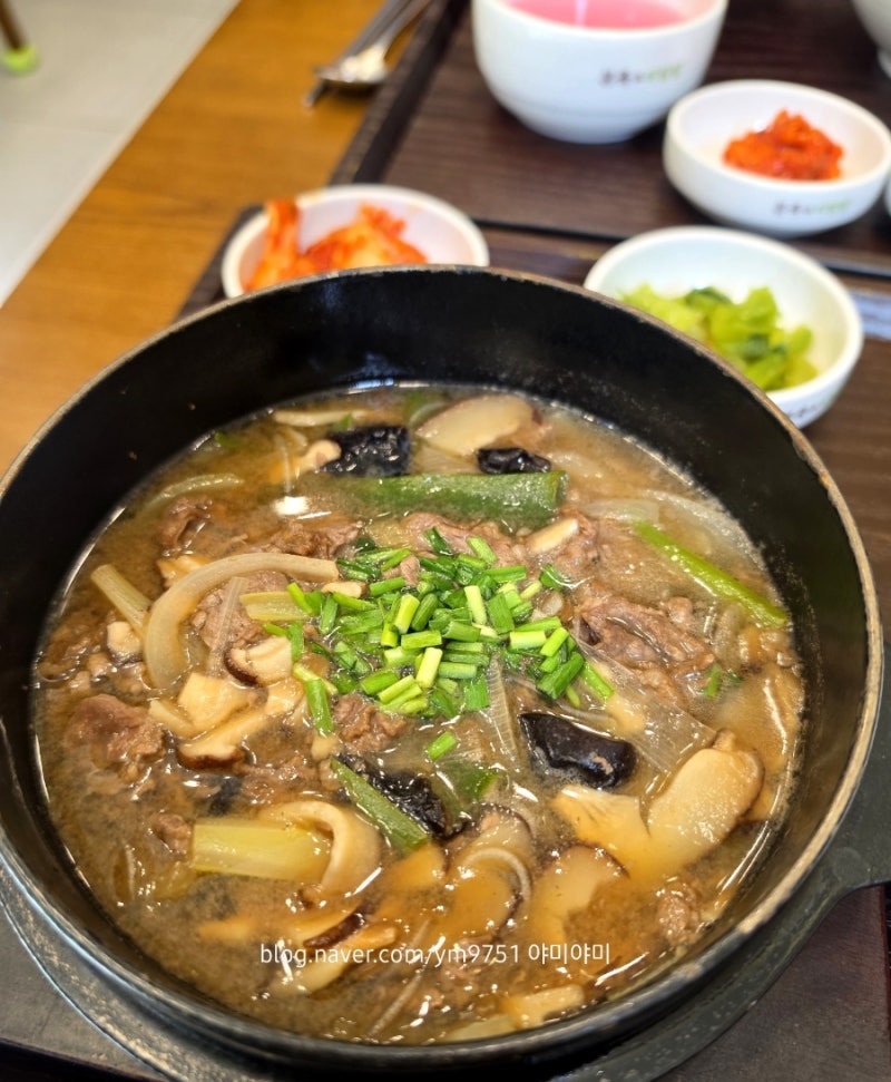 본죽&비빔밥 인천당하점 소불고기버섯뚝배기와 쇠고기야채죽 후기