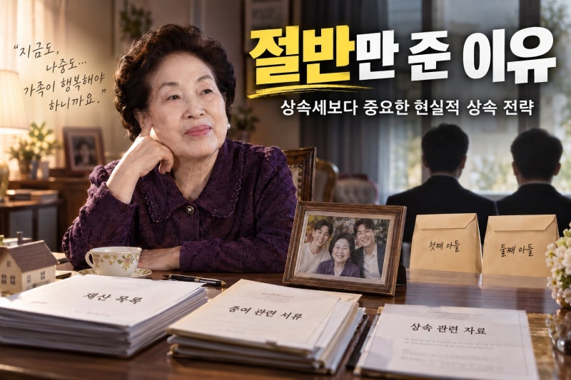 전원주 재산 절반 이미 증여한 이유…상속세보다 중요한 현실적 상속 전략