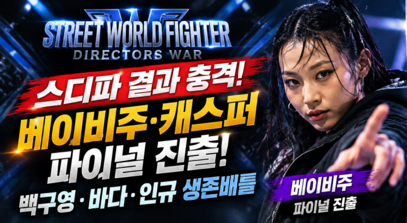 스트릿 월드 파이터 결과, 베이비주·캐스퍼 파이널 진출! 백구영 바다 인규 결국 생존배틀