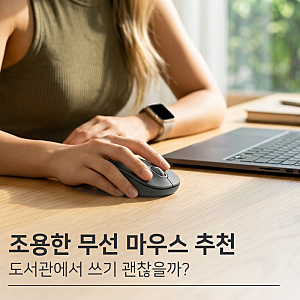 조용한 무선 마우스 추천 | 로지텍 Signature M650 블루투스 그래파이트 저소음 클릭과 건전지 24....