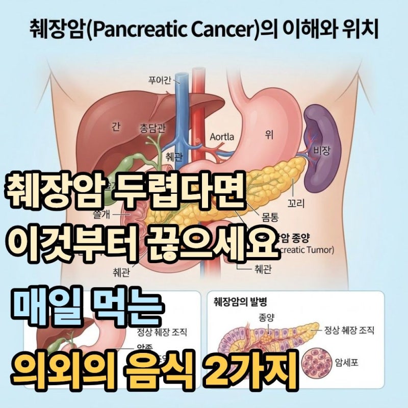 “췌장암 두렵다면 이것부터 끊으세요”…매일 먹는 ‘의외의 음식’ 2가지