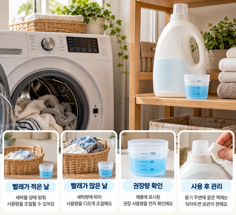 “세탁세제는 다 비슷할까요?” 액체·캡슐·가루 차이와 고르는 법