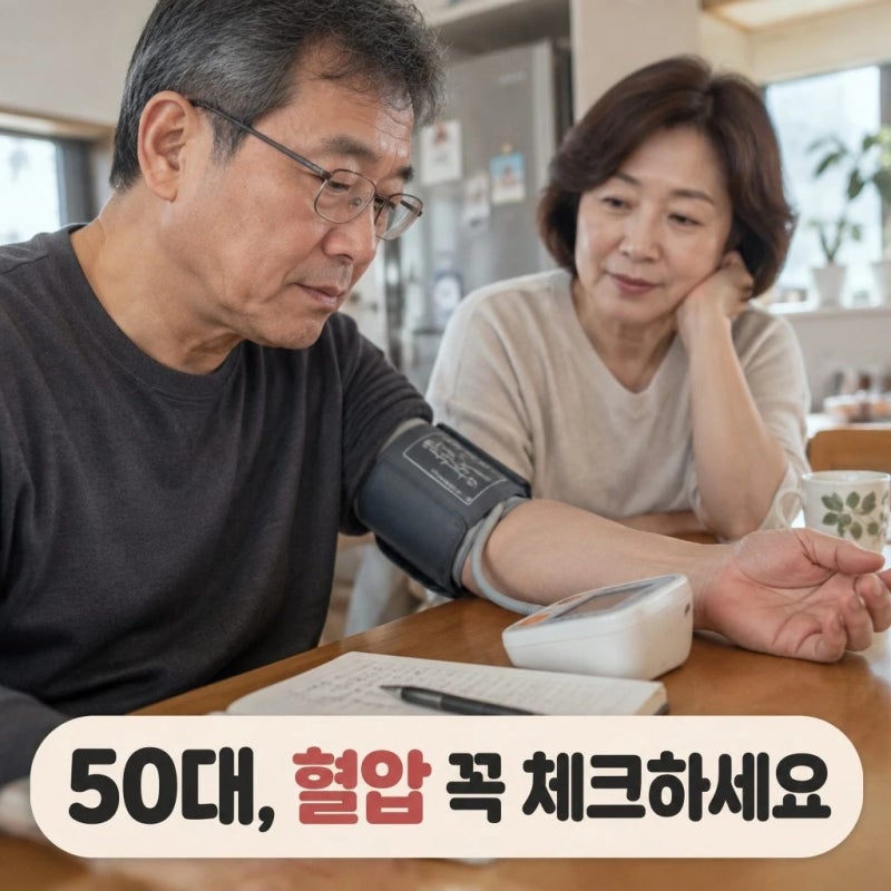 50대 이후 매일 혈압을 측정해야 하는 이유, 고혈압 원인. 증상. 치료. 합병증 관리