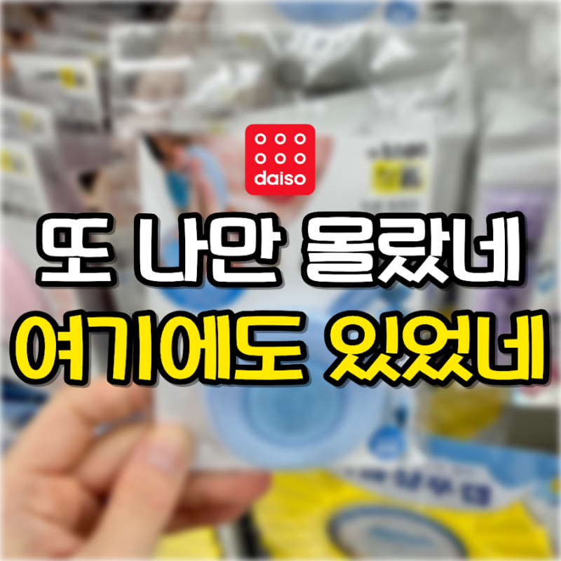 다이소 “또 나만 몰랐네?” 비싸게 사던 게 여기 있었어요