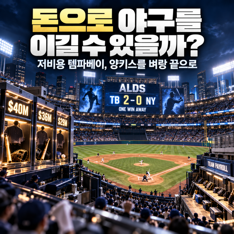 양키스 스타 3명 연봉보다 싼 템파베이가 2연승…‘돈의 야구’를 벼랑 끝으로 몰았다