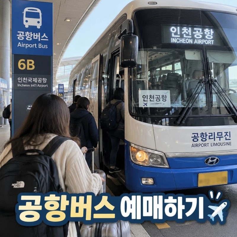 인천공항 리무진버스 예매 방법 노선·요금·탑승 위치까지 정리