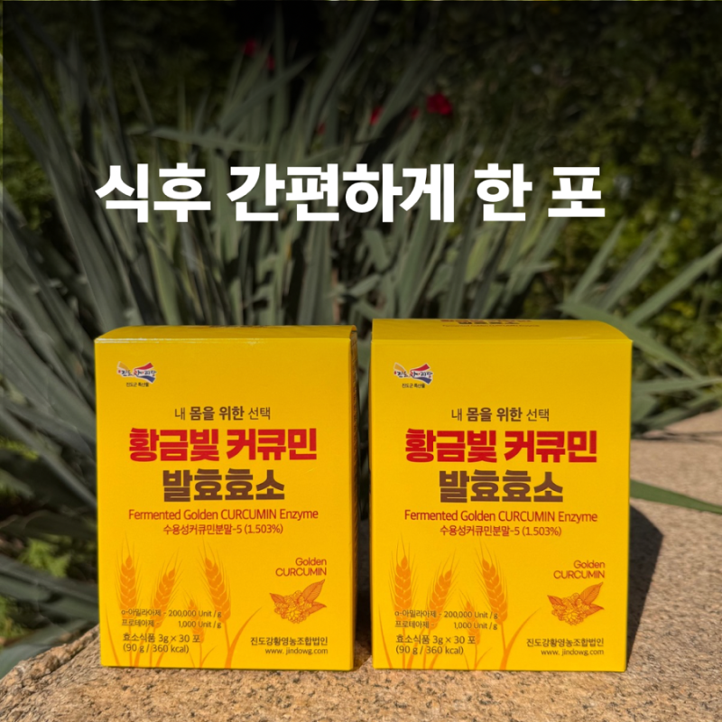 곡물발효효소 추천 진도강황 커큐민 발효효소 후기