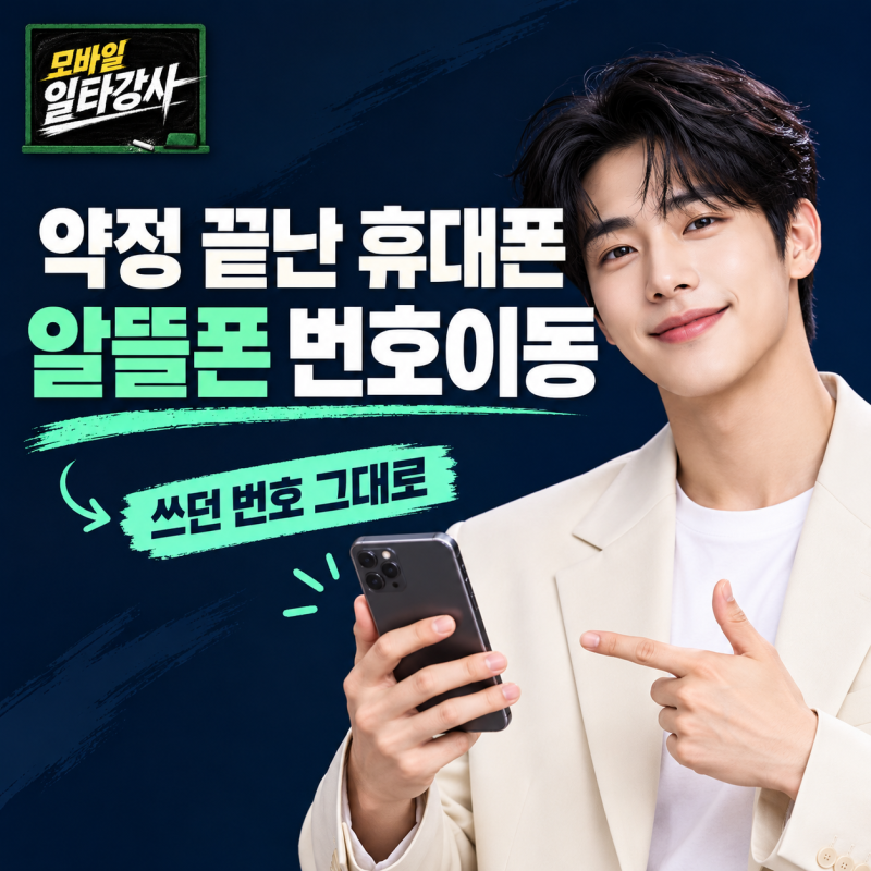 약정 끝난 휴대폰, 쓰던 번호 그대로 알뜰폰 번호이동 준비하기