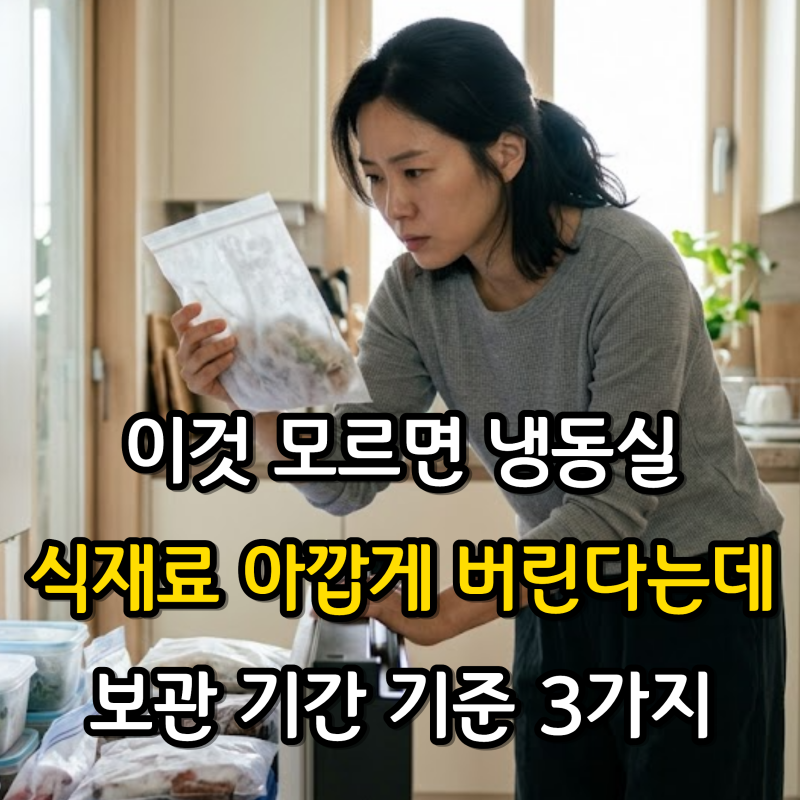 이것 모르면 냉동실 식재료 아깝게 버린다는데, 보관 기간 기준 3가지