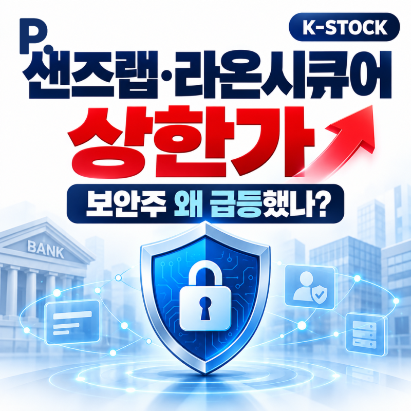 샌즈랩·라온시큐어 상한가 이유, 금융권 AI 해킹에 보안주 급등