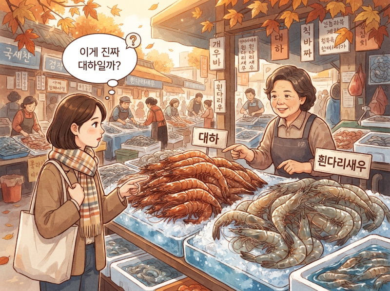 대하와 흰다리새우, 우리는 정말 대하를 먹고 있을까?
