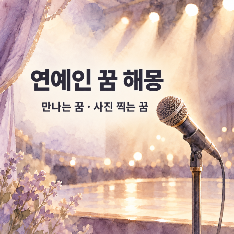 [해몽] 연예인 꿈 해몽｜연예인과 사귀는 꿈, 사진 찍는 꿈, 밥 먹는 꿈의 의미