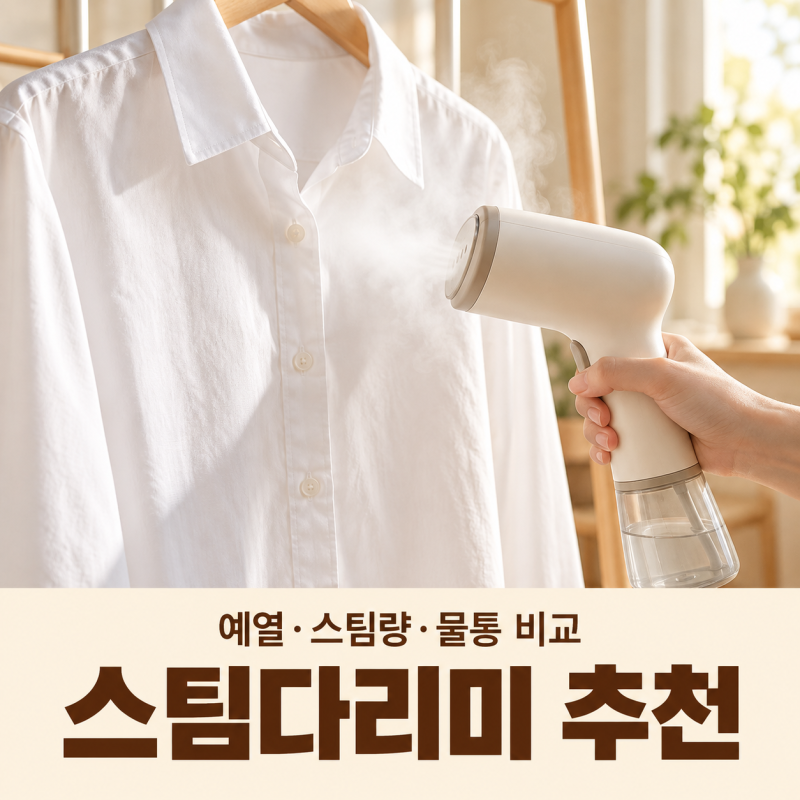 핸디형 스팀다리미 추천 보만 vs 필립스, 예열·스팀량·물통 차이로 고르는 법