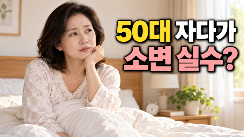 50대 자다가 소변 실수, 꿈에서 화장실 갔는데 실제로?