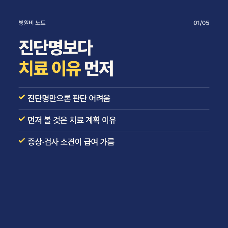 척추관협착증 치료비, MRI부터 시술까지 진료 목적이 가르는 항목